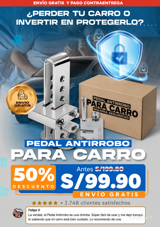 PEDAL ANTIRROBO